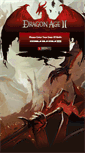 Mobile Screenshot of dragonage.bioware.com