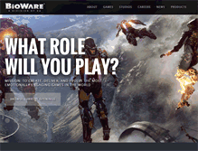 Tablet Screenshot of bioware.com